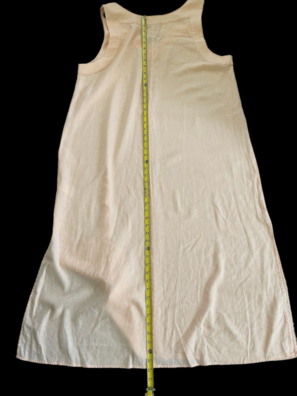 DKNY Women’s Sleeveless Linen Viscose Dress Peach Salmon Sz Plus XXL  Maxi - Picture 7 of 7